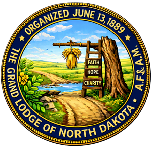 Grand Lodge of ND Seal